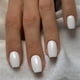 thumbnail image 2 of Press On Nails JOYVVEW, cuadrado corto blanco para mujer, 30 unidades, 2 of 7