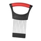 thumbnail image 4 of Soporte Para Cortar Cebollas, Cortador Manual De Cebolla Para Huevos, Pepinos, Limón, Negro Y Rojo, 4 of 5