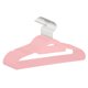 thumbnail image 1 of 10 Paquete de Perchas de Plástico Antideslizantes con Clips de Pinza, Perchas Duraderas que Ahorran Espacio de 360 Grados para Ropa, Armario Rosa, 1 of 6