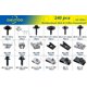 thumbnail image 2 of Kit de pernos y tuercas en U OAUTOO 240 piezas GM, Ford y Chrysler, 2 of 4