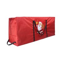 Bothyi - Bolsa De Almacenamiento Para Árbol De Navidad, Soporte Para Corona, Colgantes, Suministros Para Fiestas, Papá Noel Rojo
