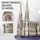 thumbnail image 4 of Puzzle 3D CubicFun National Geographic Catedral de San Patricio, 4 of 8
