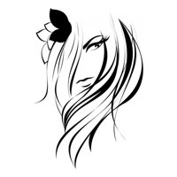 Rienda Libre Graphics - Decomural Hair Salon Girls Beauty Ws-15493