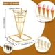 thumbnail image 2 of Porta conos de helado BLBYHO de metal dorado, paquete de 4, 2 of 7