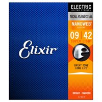 Set De Cuerdas Elixir Guitarra Eléctrica Acero Niquelado Super Light 9-42 11002