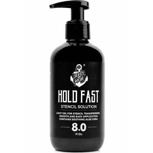 Gel para plantillas de tatuaje HOLD FAST de Sorry Mom, 240 ml