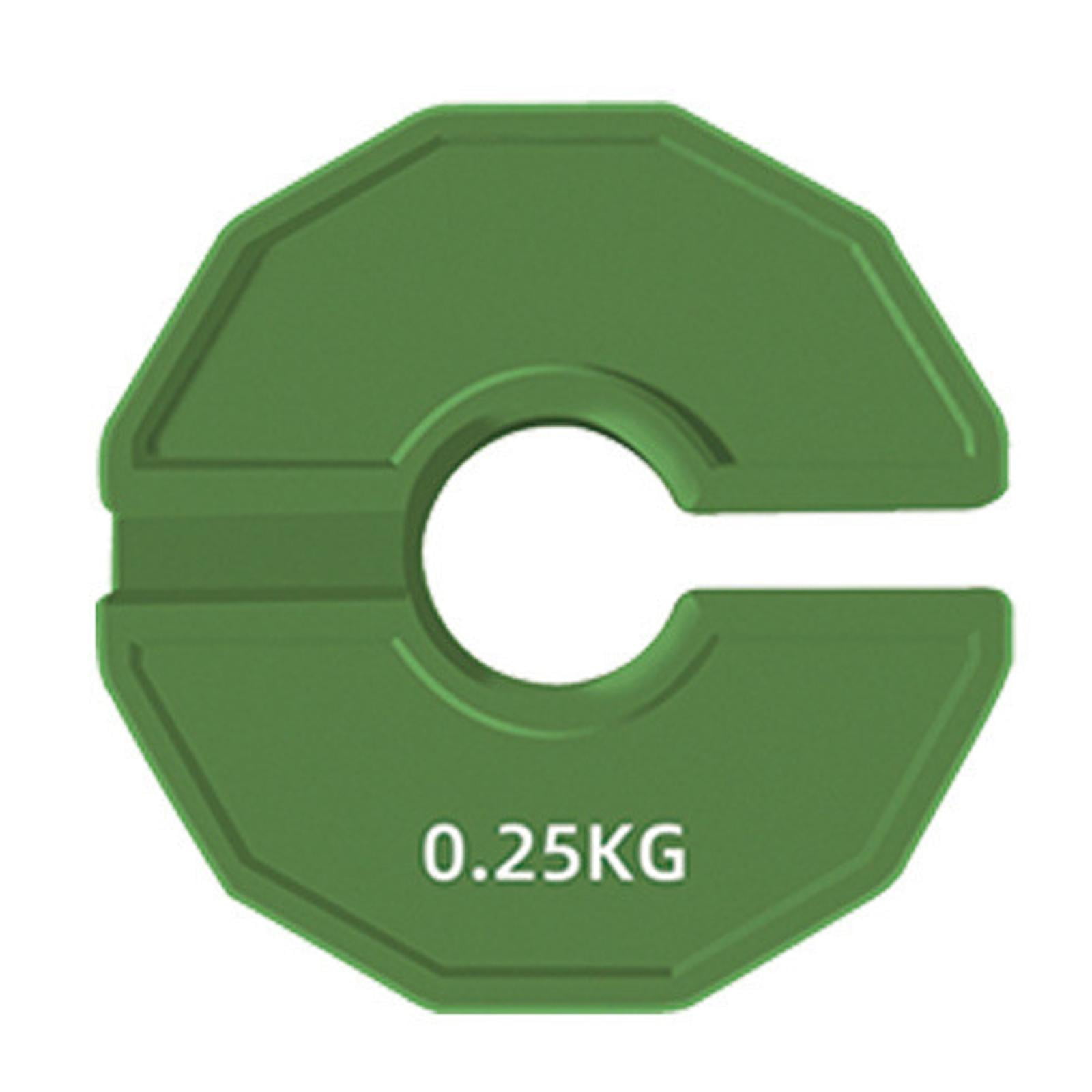 Ioensy - Suministros De Gimnasia De Micro Plate De Entrenamiento De Fuerza Para Entrenamiento En Casa Y Gimnasio Kettlebell 0.25 Kg Verde