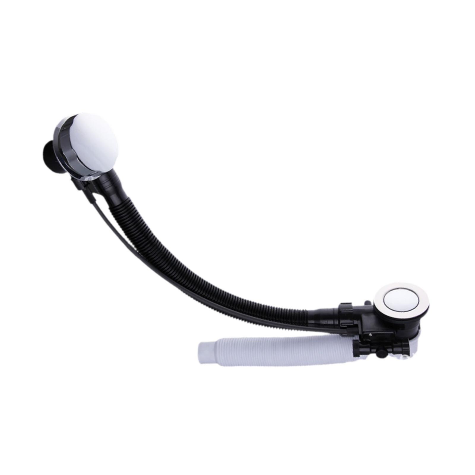 Bothyi - Manguera De Drenaje De Bañera Con Interruptor Giratorio Para Desagüe De Baño De Hotel, Distancia Entre Centros De 53 Cm