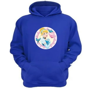 Genérico - Polerón Canguro Cenicienta Azul Talla Xs Unisex