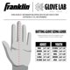 thumbnail image 5 of Guantes de bateo de béisbol Franklin Sports CFX Pro para adultos, grandes, 5 of 7