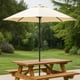 thumbnail image 3 of Quitasol Recto 2.7m Terraza Ajustable Plegable Rayos Uv Beige Lisa, 3 of 3