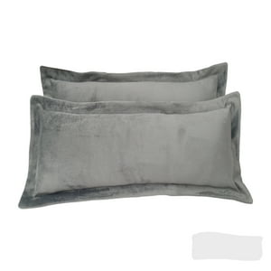 Gios - Pack 2 Cojines Felpa Gris