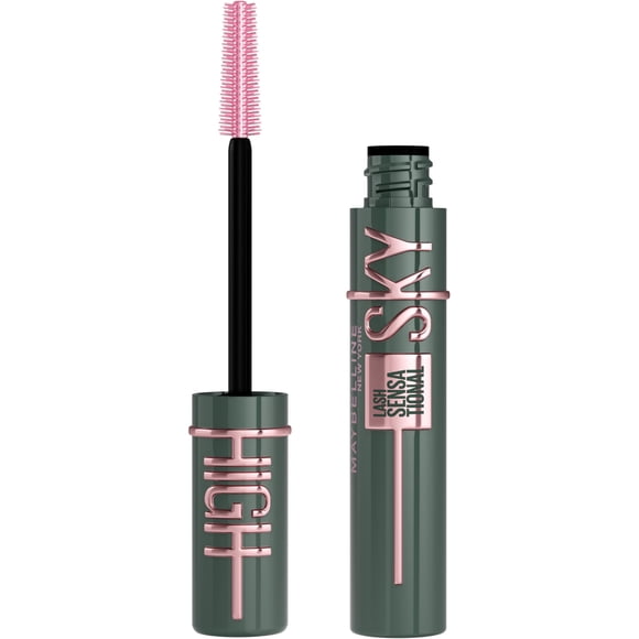 Máscara Maybelline Lash Sensational Sky High, lavable, verde