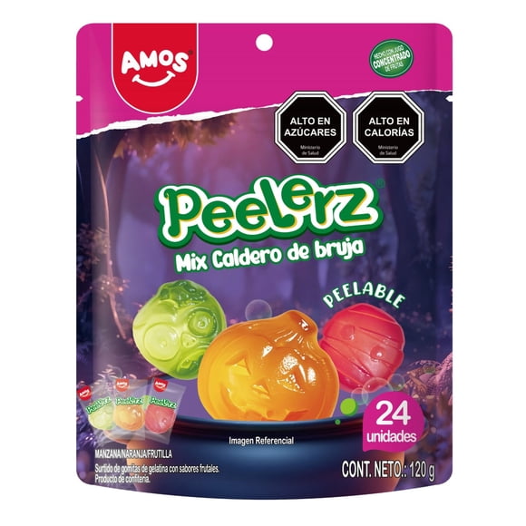 Gomitas Peelerz Mix - Caldero de Bruja, 120 g