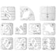 thumbnail image 4 of Free Motion Quilting Templates Set DIY Domestic Para Aficionados Al Bordado, 4 of 5