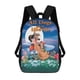 thumbnail image 1 of Todos los Perros Van al Cielo-theme Backpack, Campus style schoolbag Bookbag with Adjustable Shoulder Straps And Large Zip Compartment, Unisex Travel Bags., 1 of 6