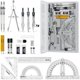 thumbnail image 1 of Set de Compases Nicpro 22 Piezas Metal Estuche Herramientas Dibujo, 1 of 3