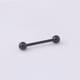 thumbnail image 1 of Xiao Hua Anillos de Lengueta de Acero Inoxidable Negro -10 Piezas, Longitud de Varilla de 19mm Diámetro de Varilla de 1.6mm, Barra de Bola Recta de Rosca, Usada para Accesorios de Perforación, 1 of 2