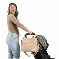 Amamantas - Bolso Maternal Para Coche Impermeable Beige