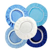 Magideal - Almohadilla Pulidora De Coche 5X, Cubierta De Almohadilla Pulidora De Capó De Pulido Multiusos Portátil, Microfibra Duradera Para Limpieza Interior De , 5-6 Pulgadas