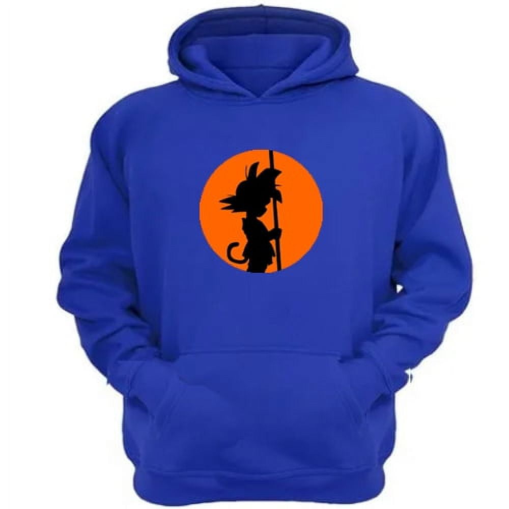 Genérico - Polerón Canguro Dragon Ball Azul Talla L Unisex