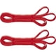 thumbnail image 1 of Juego de 2 bandas de resistencia rojas para dominadas, estiramientos, movilidad, levantamiento de pesas y entrenamiento de resistencia. Bandas atléticas oficiales de élite (4,5-32 kg)., 1 of 7