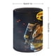 thumbnail image 2 of Bomberos-theme Cylinder Pen Holder Pencil Organizer with Flannel Lining PVC Leather Material Cardboard Base for study work 10*8CM, 2 of 6