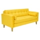 thumbnail image 2 of Sofa Retro 3c Felpa 01 Amarillo, 2 of 6