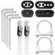 thumbnail image 1 of Colgador de escape Joytrace 7,6 cm 12 piezas con giro de 360°, 1 of 8