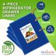 thumbnail image 3 of Forro para cajón de frigorífico BluApple FreshMats 30 × 38 cm – Pack de 4, 3 of 6
