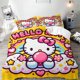 thumbnail image 1 of Hello Kikty Duvet Cover Cute Anime Cartoon Pattern Bedding Set 3D Digital Printing Children Bedroom Decoration, 1 of 5