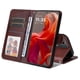 thumbnail image 3 of Funda Billetera para Motorola Edge 50 Fusion 5G con Porta Tarjetas y Soporte Ajustable Marrón, 3 of 4