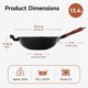 thumbnail image 3 of Wok de Hierro Fundido WANGYUANJI 34 cm Fondo Plano con Tapa, 3 of 8