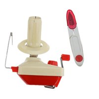 Magideal - Bobinadora De Hilo De Lana Bobinadora De Bolas De Hilo Máquina Enrolladora Manual Fácil De Usar Pequeña Para Artesanía De Colección De Hilo Doméstico