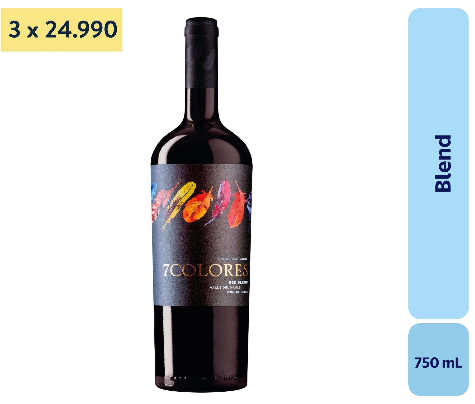 Vino Blend Botella 750 mL Morande