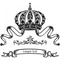 Rienda Libre Graphics - Decomural Personalised Name Princess Crown Ws-18716