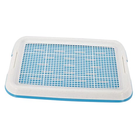 Ioensy - Orinal Para Perros, Bandeja De Entrenamiento Para Inodoro, Esquina De Entrenamiento Para Orinal Extraíble Para Perros Pequeños, Azul