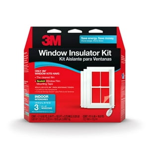 Kit Aislante De Ventanas 3M 2130W-6 Para Tres Ventanas 91 Cm X 152 Cm