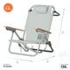thumbnail image 2 of Silla De Playa Aluminio Madera Y Tela Resistente Gris Miglu, 2 of 11