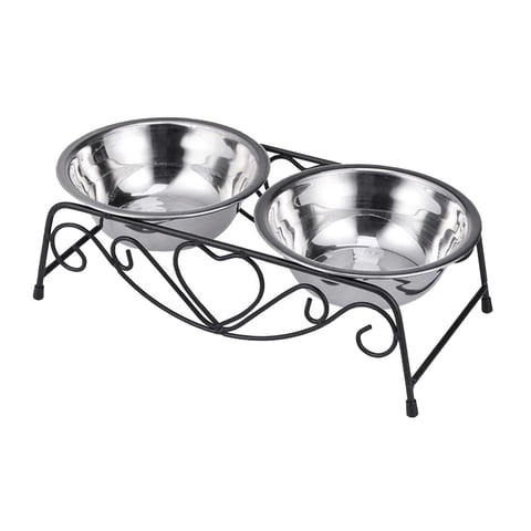 Magideal - Para Perros Y Mascotas, Soporte , Protección Para El Cuello, Contenedor De Alimentos, Cuenco Inclinado Extraíble Para Perros Y Gatos,