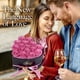 thumbnail image 4 of Caja con forma de corazón de rosas preservadas GLAMOUR BOUTIQUE, 16 flores, 4 of 9