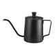thumbnail image 1 of Hervidor De Café Peque?o Con Cuello De Cisne De Acero Inoxidable, Tapa De Estufa, Negro, 1 of 5