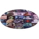 thumbnail image 1 of Alfombra Redonda Villanos Felpa Coral 60cm, 1 of 6