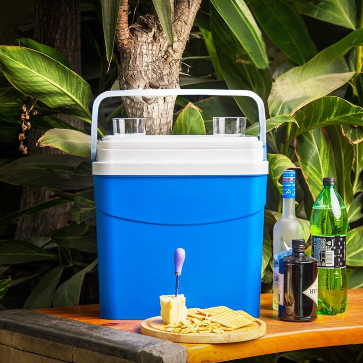 Reyplast - Cooler Nevera Caba Hielera Portátil 35 Litros