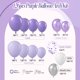 thumbnail image 2 of Guirnalda de globos Anjerlfu 126 piezas púrpura y lavanda, 2 of 7