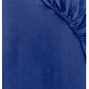 Genérico - Juego Sabanas Unicolor 1.5 Plaza Color Azul Acero