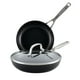thumbnail image 1 of Juego de sartenes de inducción anodizadas duras KitchenAid de 3 piezas, 1 of 3