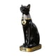 thumbnail image 4 of Estatua De La Diosa Del Gato Bastet, Animal Negro Para Dormitorio, Sala De Estar, Escritorio, 9x12x23,5 Cm, 4 of 5