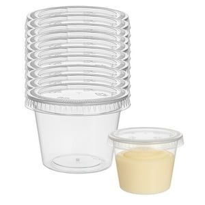 Disparo - Set 100 Envases Plastico 14Ml Salsa Desechable Comida Salsero