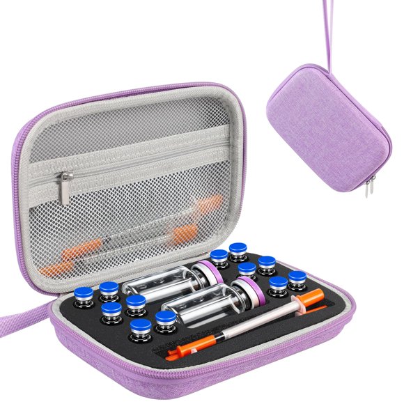 Estuche portátil impermeable para péptidos CozyNuukee 20x13x5 cm